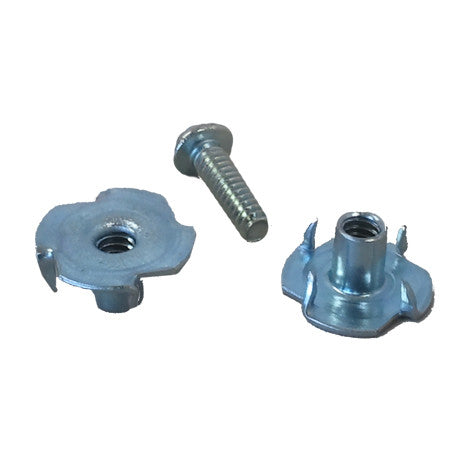 Goalie Pad Hardware - T-Nut, Screw and Washer - Mega's Hockey Shop