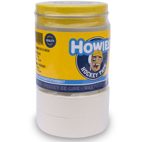 Howie's Hockey Tape and Wax Pack - 2 Stick Tape + 3 Shinguard Tape + 1 Wax - Mega's Hockey Shop