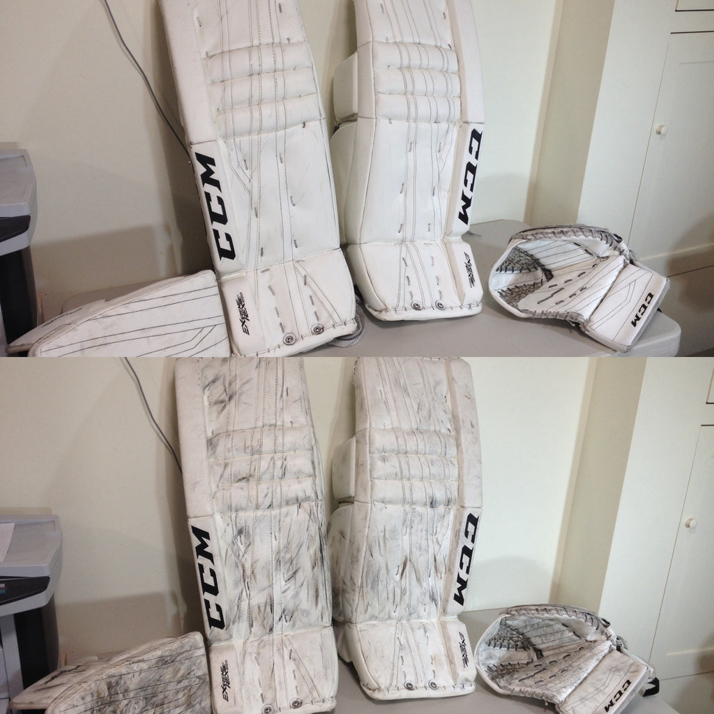 Puck Mark Removal Service - Goalie Blocker/Catcher